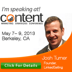 Josh Turner 2013 Content Marketing Strategies Conference