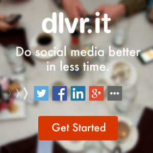 Dlvr.it's business website social sharing buttons