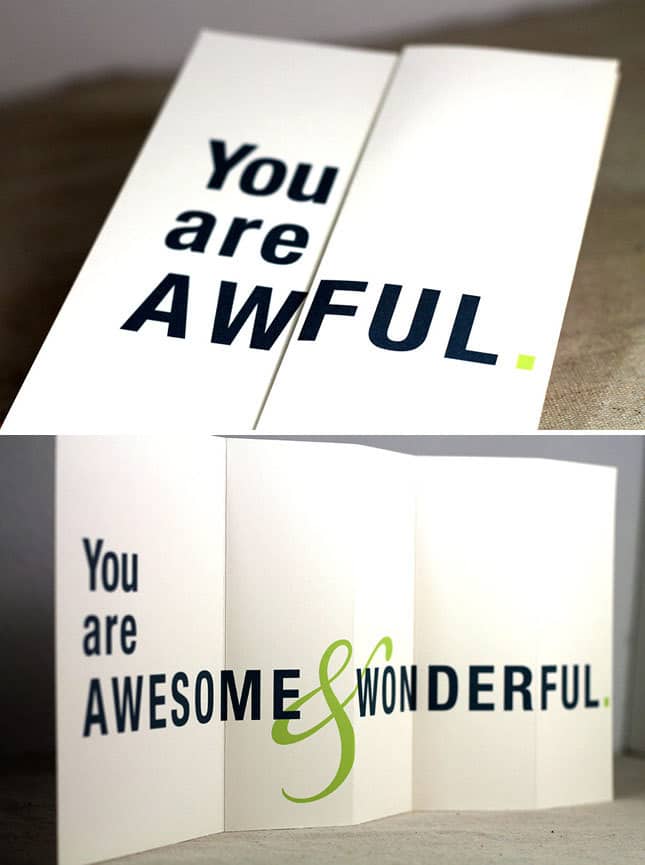 Boss's Day Gift Ideas: You are awful greeting card