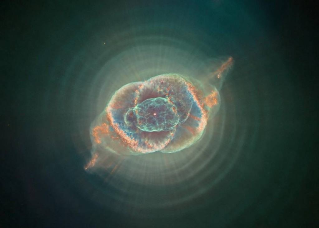 The alluring Cat's Eye Nebula lies 3,000 light-years from Earth. 