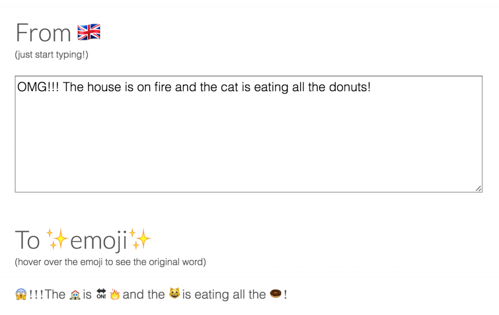 Turn your text into emoji automatically on Emoji day