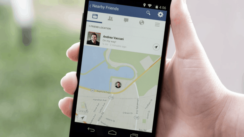 Facebook Nearby Friends for Facebook mobile