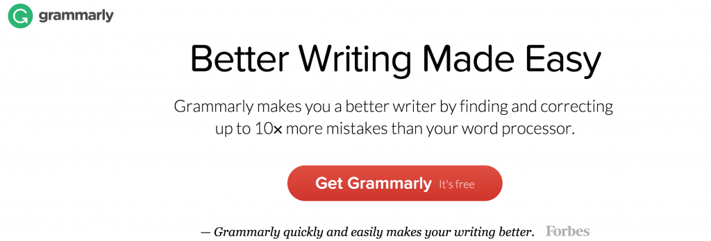 Grammerly headline: Better Writing Made Easy