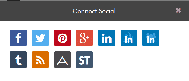 With a single click, you can publish from your content queue to any major social network.