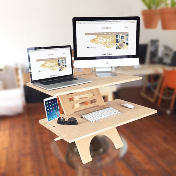 Standing Desk: Jumbo multi-tasking desk stand