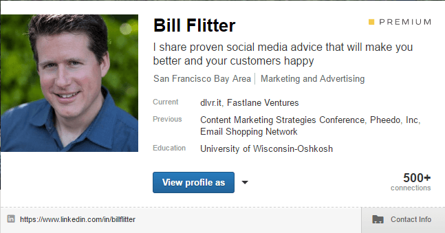 Use Power Words to rank higher in Linkedin Search