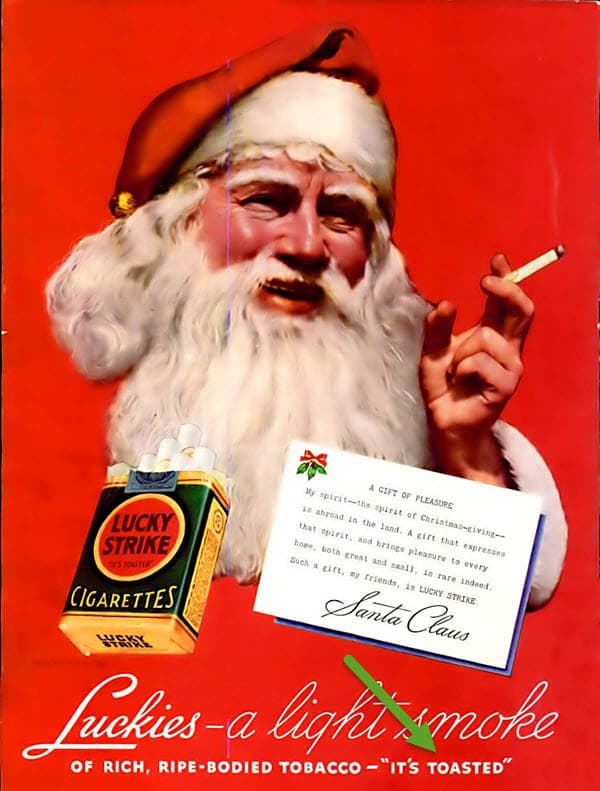 Vintage holiday ads: It's Toasted!