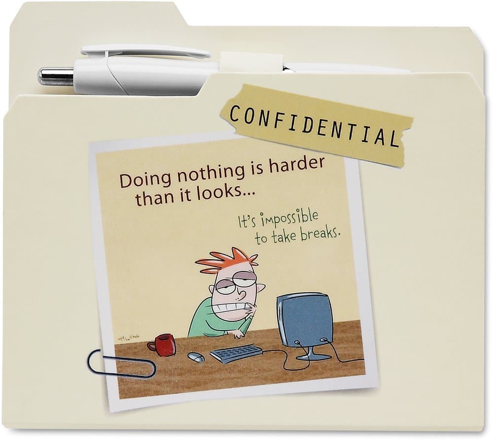 Boss's Day Gift Ideas: An Honest Day's Work Notepad with Pen