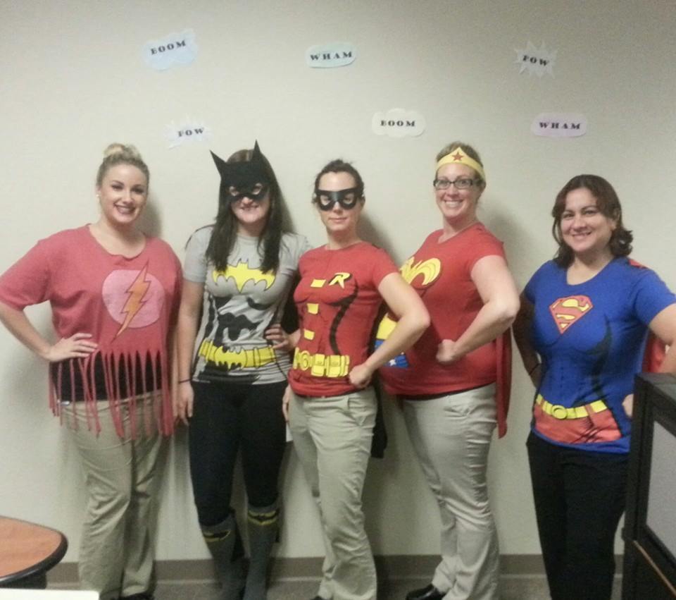 Office Halloween: Super heros
