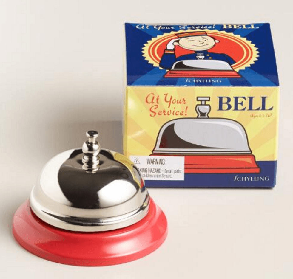 Boss's Day Gift Ideas: At Your Service Bell