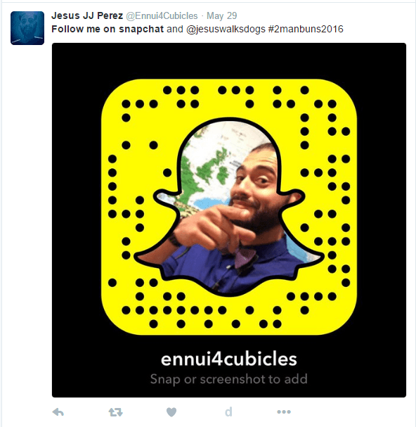 Snapchat hack using Twitter