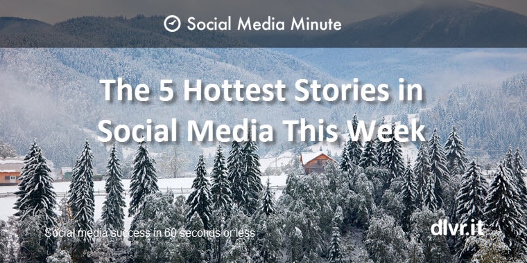 Top 5 Stories in Social Media This Week