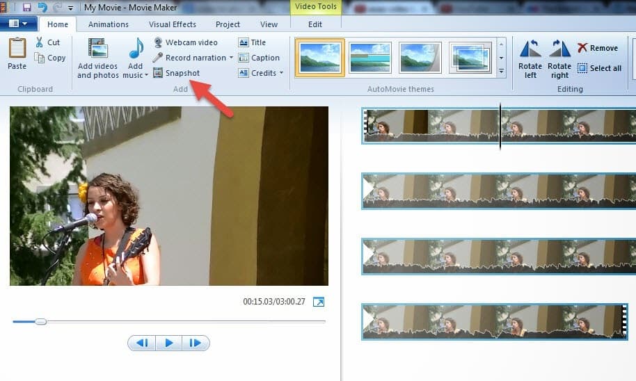 Windows Movie Maker - Free video editing software