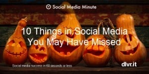 Top Social Media Content for Week of Oct 19th