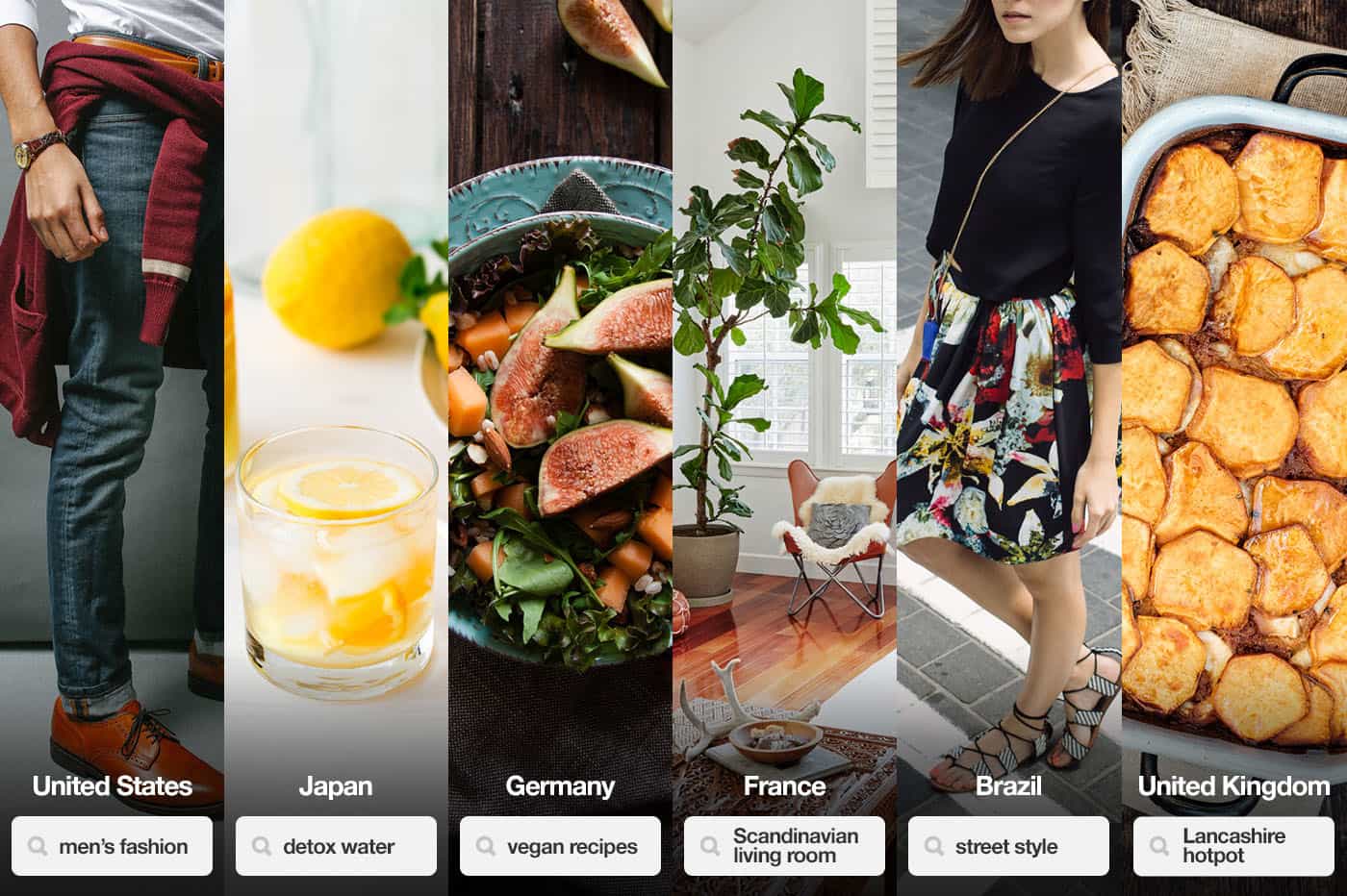 Top 10 ideas people are searching for around the world on Pinterest