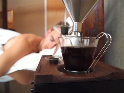 Gift ideas: Wake up to a freshly brewed cup of coffee.