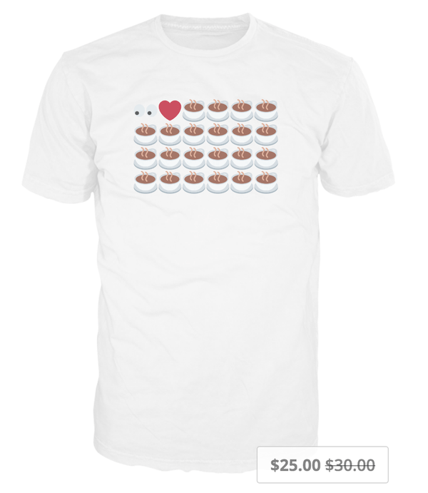 Create and print your own emoji shirts for emoji day.