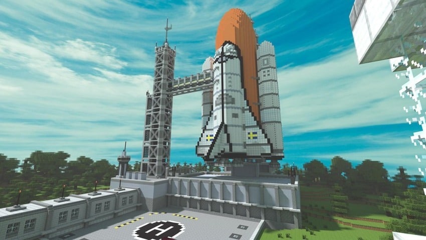 Future of Social Media:: Minecraft Space Shuttle