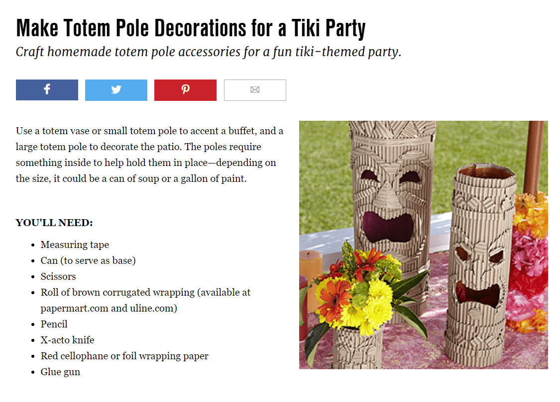Summer fun in the office having a tiki party